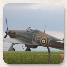 Hawker Hurricane Driekwartzicht Drankjes Onderzetter