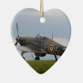 Hawker Hurricane Driekwartzicht Keramisch Ornament (Rechts)