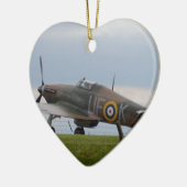 Hawker Hurricane Driekwartzicht Keramisch Ornament (Links)
