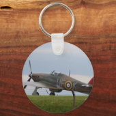 Hawker Hurricane Driekwartzicht Sleutelhanger (Voorkant)