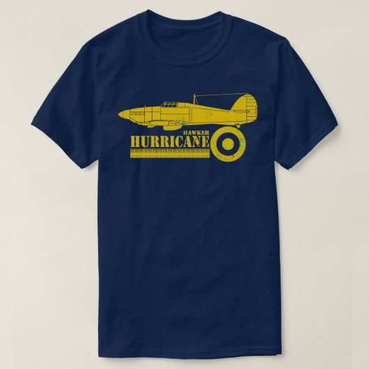 Hawker Hurricane in nood T-shirt (Design voorkant)