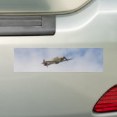Hawker Hurricane in vlucht Bumpersticker (Op auto)