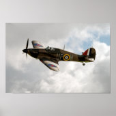 Hawker Hurricane Mk1 Poster (Voorkant)