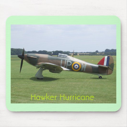 Hawker Hurricane Mouse Mat Muismat (Voorkant)