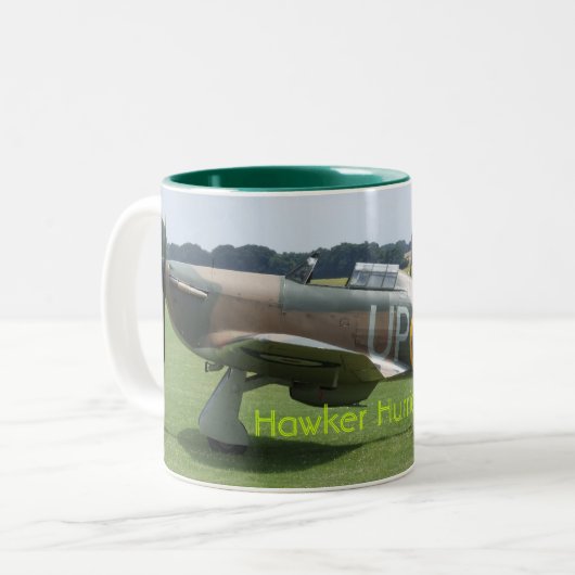 Hawker Hurricane Tweekleurige Koffiemok (Voorkant links)