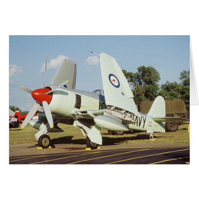 Hawker Sea Fury bij CAF, Minnesota Wing, op de (Voorkant Horizontaal)