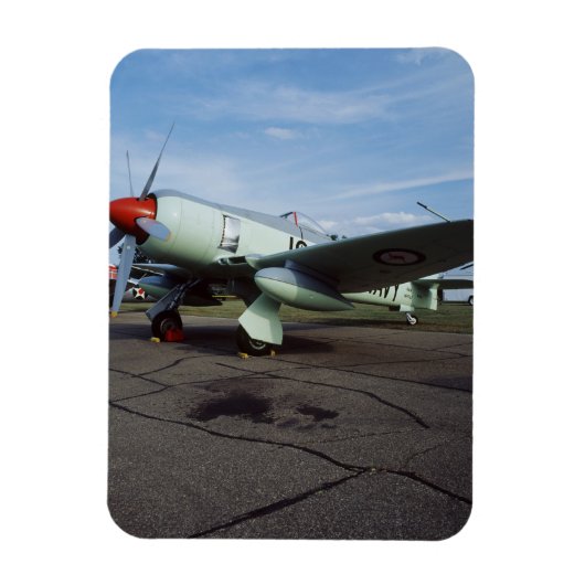 Hawker Sea Fury bij CAF, Minnesota Wing, op de 2 Magneet (Verticaal)