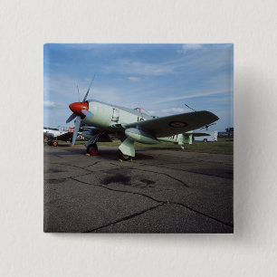Hawker Sea Fury bij CAF, Minnesota Wing, op de 2 Vierkante Button 5,1 Cm