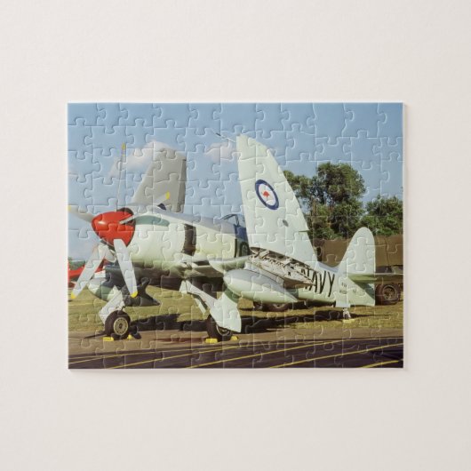 Hawker Sea Fury bij CAF, Minnesota Wing, op de Legpuzzel (Horizontaal)