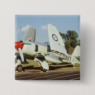 Hawker Sea Fury bij CAF, Minnesota Wing, op de Vierkante Button 5,1 Cm