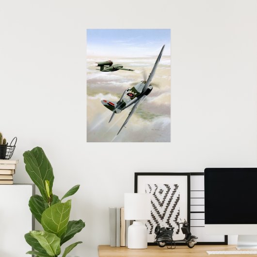 HAWKER TEMPEST POSTER (Thuiskantoor)