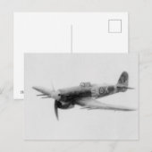 Hawker Typhoon Briefkaart (Voorkant / Achterkant)