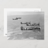 Hawker Typhoons Briefkaart (Voorkant / Achterkant)