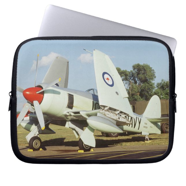 Hawker Zee Fury bij CAF, Minnesota Wing, bij Laptop Sleeve (Voorkant)