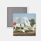 Hawker Zee Fury bij CAF, Minnesota Wing, bij Magneet (Voorkant / Achterkant)