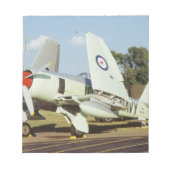 Hawker Zee Fury bij CAF, Minnesota Wing, bij Notitieblok (Voorkant)