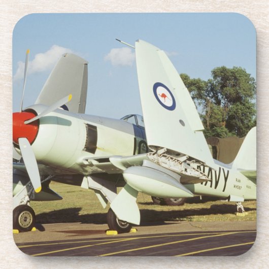 Hawker Zee Fury bij CAF, Minnesota Wing, bij Onderzetter (Voorkant)