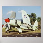 Hawker Zee Fury bij CAF, Minnesota Wing, bij Poster (Voorkant)