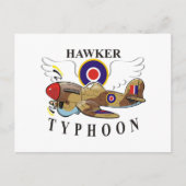 hawkertyfoon briefkaart (Voorkant)