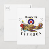 hawkertyfoon briefkaart (Voorkant / Achterkant)