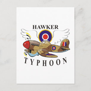hawkertyfoon briefkaart