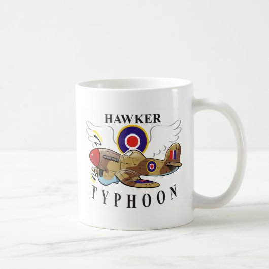 hawkertyfoon koffiemok (Rechts)