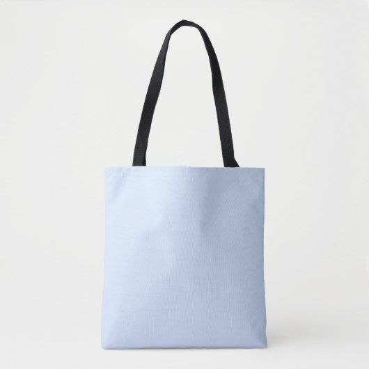 Hawkes Blue effen effen kleur Tote Bag (Voorkant)