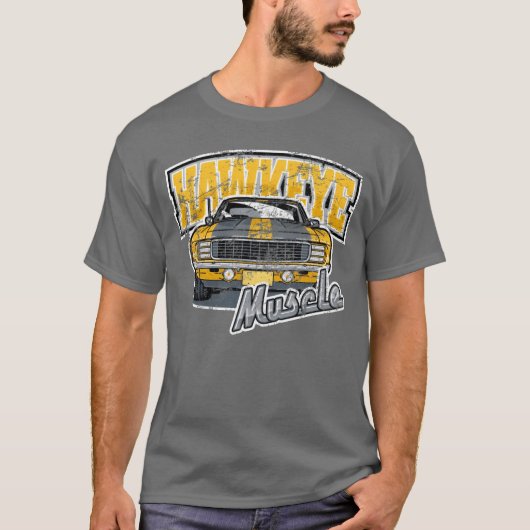 Hawkeye Muscle Car C1 retro T-shirt (Voorkant)