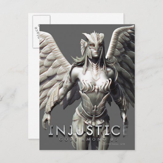 Hawkgirl Alternate Briefkaart (Voorkant / Achterkant)