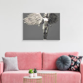 Hawkgirl Alternate Canvas Afdruk (Insitu (Woonkamer))