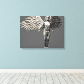 Hawkgirl Alternate Canvas Afdruk (Insitu (Houten vloer))
