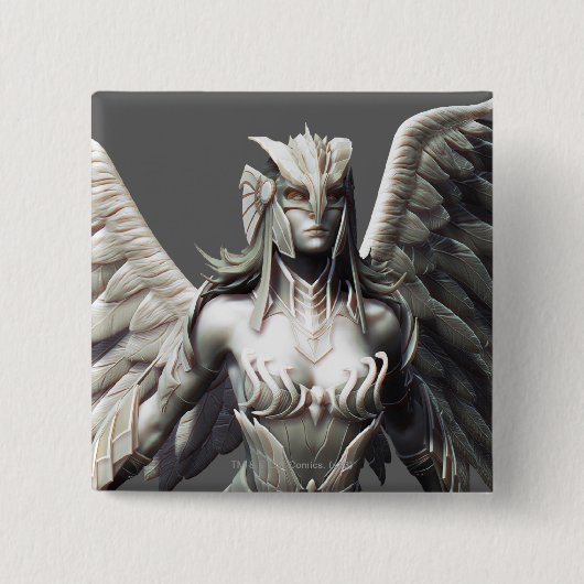 Hawkgirl Alternate Vierkante Button 5,1 Cm (Voorkant)