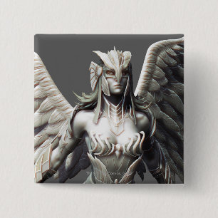 Hawkgirl Alternate Vierkante Button 5,1 Cm