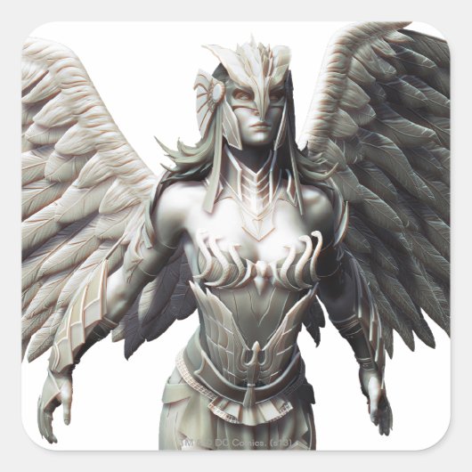 Hawkgirl Alternate Vierkante Sticker (Voorkant)
