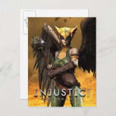 Hawkgirl Briefkaart (Voorkant / Achterkant)