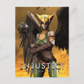 Hawkgirl Briefkaart (Voorkant)