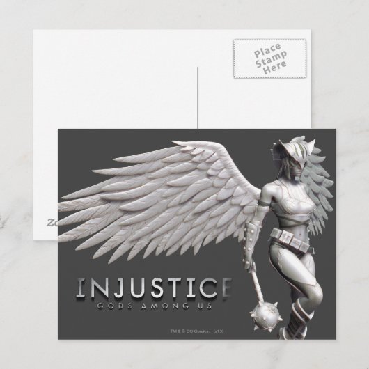 Hawkgirl Briefkaart (Voorkant / Achterkant)