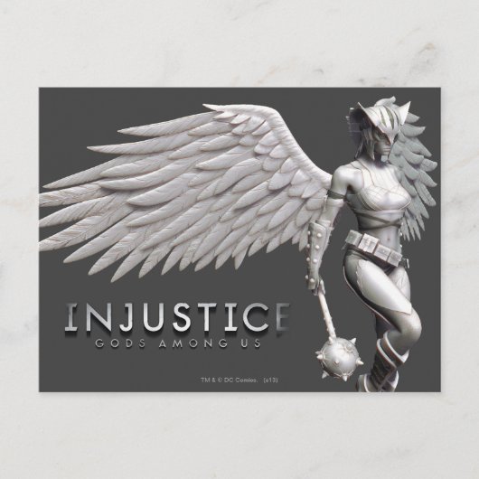 Hawkgirl Briefkaart (Voorkant)