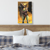 Hawkgirl Canvas Afdruk (Insitu (Slaapkamer))