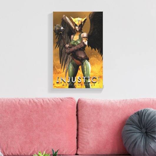 Hawkgirl Canvas Afdruk (Insitu (Woonkamer))