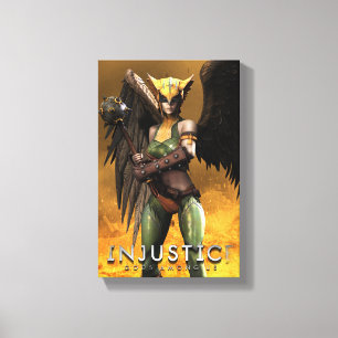 Hawkgirl Canvas Afdruk