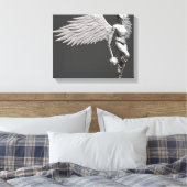 Hawkgirl Canvas Afdruk (Insitu (Slaapkamer))