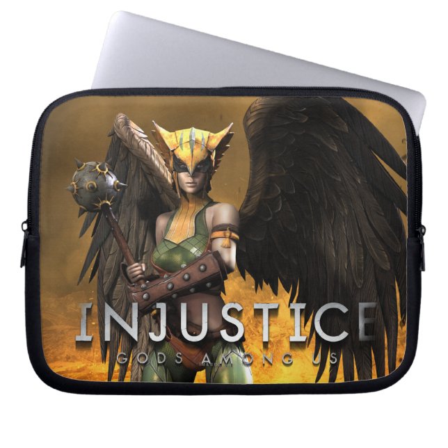 Hawkgirl Laptop Sleeve (Voorkant)