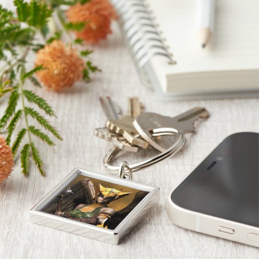 Hawkgirl Sleutelhanger (Zijkant)