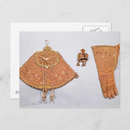 Hawking set van zakjes, handschoen en kap, Frans Briefkaart (Voorkant / Achterkant)