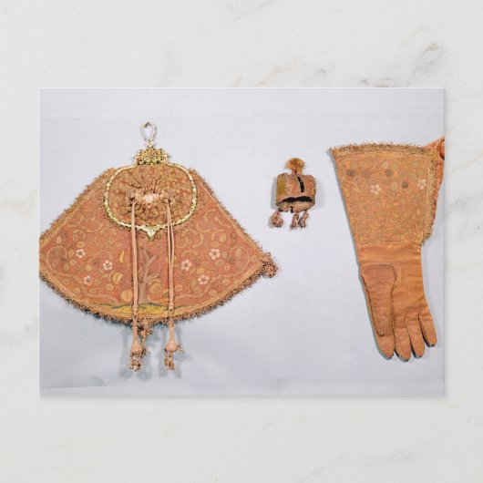 Hawking set van zakjes, handschoen en kap, Frans Briefkaart (Voorkant)