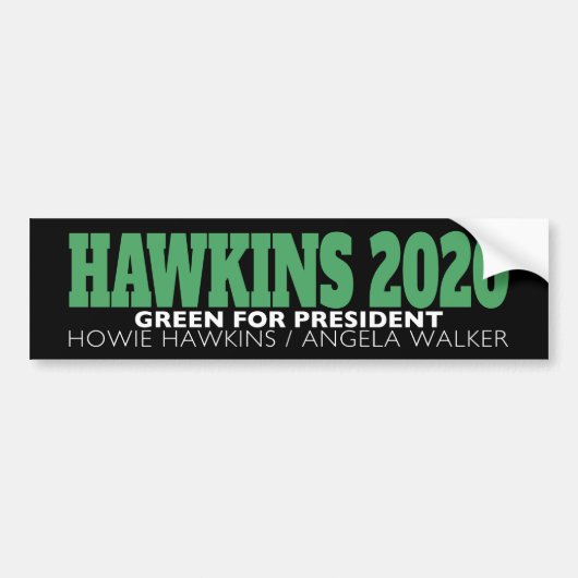 Hawkins 2020-Bumpersticker Bumpersticker (Voorkant)