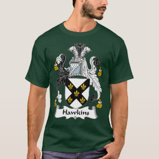 Hawkins Coat of Arms Family Crest T-shirt