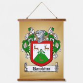 Hawkins Coat of Arms Hangend Wandkleed (Voorkant)