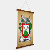 Hawkins Coat of Arms Hangend Wandkleed (Gebogen)